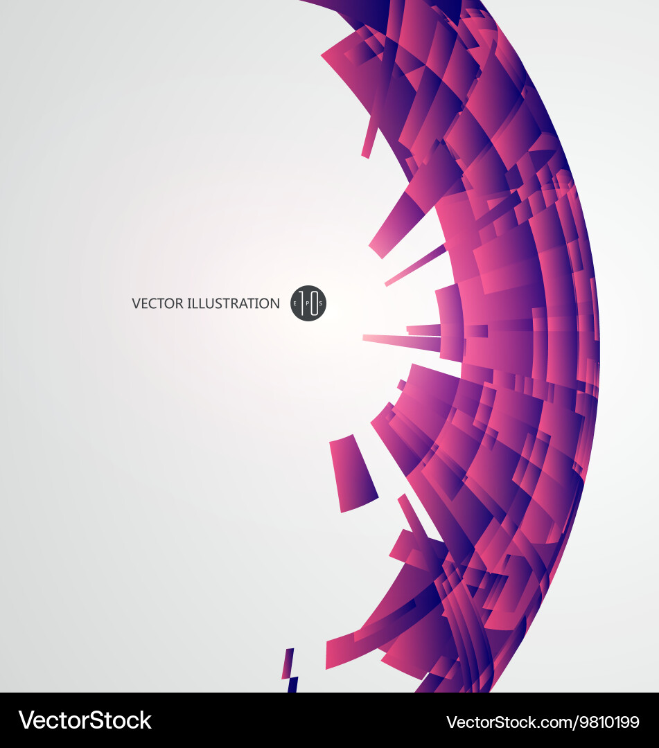 Dynamic Radial Abstract vector image