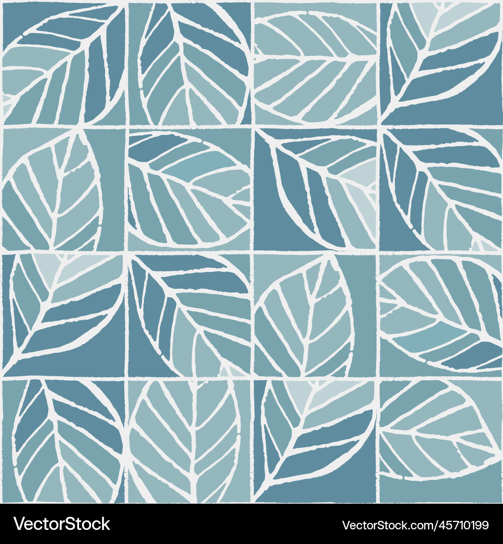 Seamless pattern with elm tree branches and leaves Seamless pattern with elm tree branches and leaves Vector Image