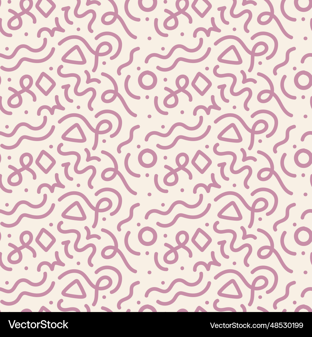 Seamless scribble lines abstract pattern Seamless scribble lines abstract pattern vector image