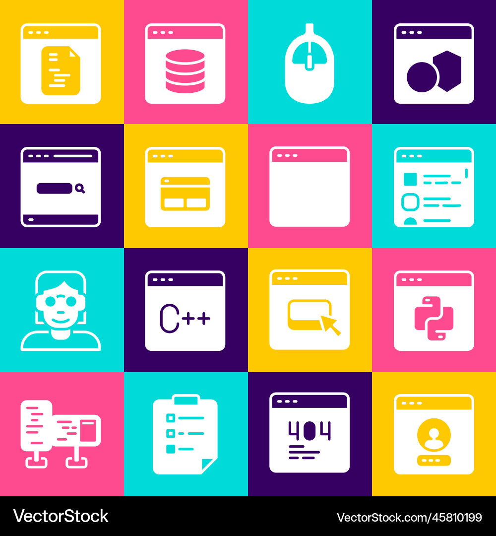 Set create account screen python programming Set create account screen python programming vector image