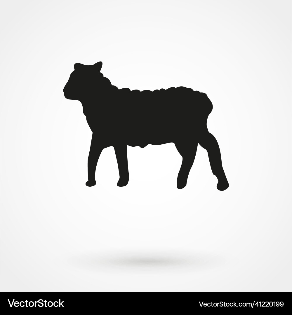 Sheep icon design Sheep icon design vector image