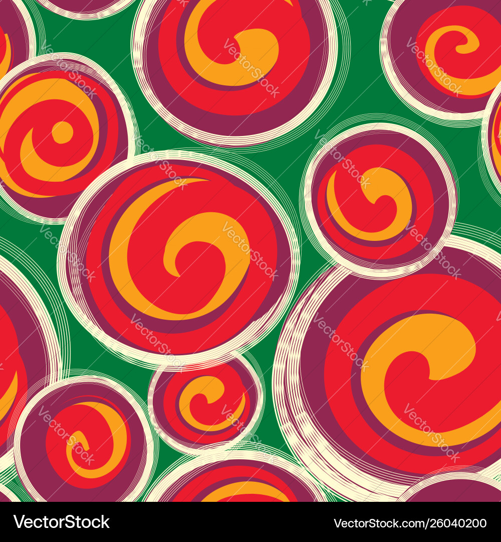 Abstract pattern with round shape forms in retro Abstract pattern with round shape forms in retro vector image