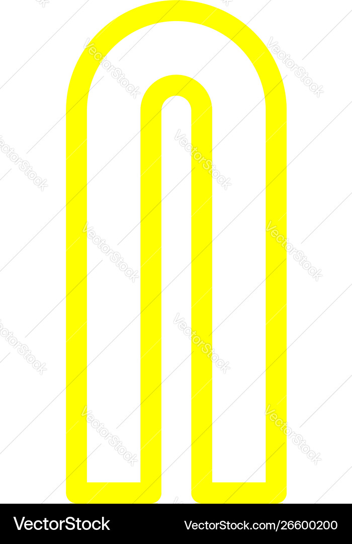 Font bright alphabet from colored outline Vector Image