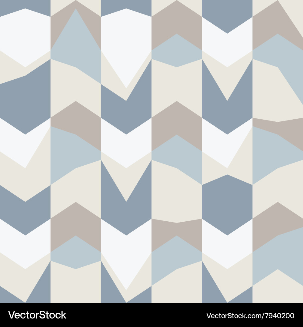 Geometry hexagonal seamless pattern Vector Image