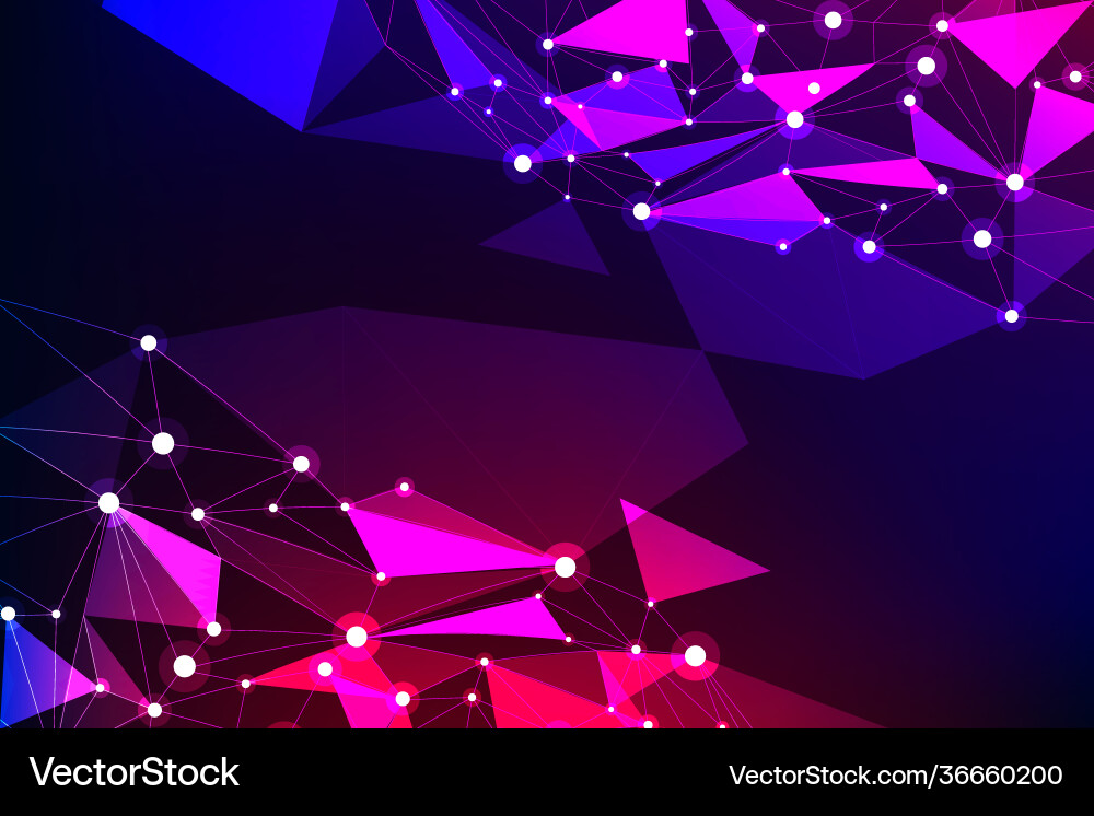 Gradient network connection background Gradient network connection background Vector Image