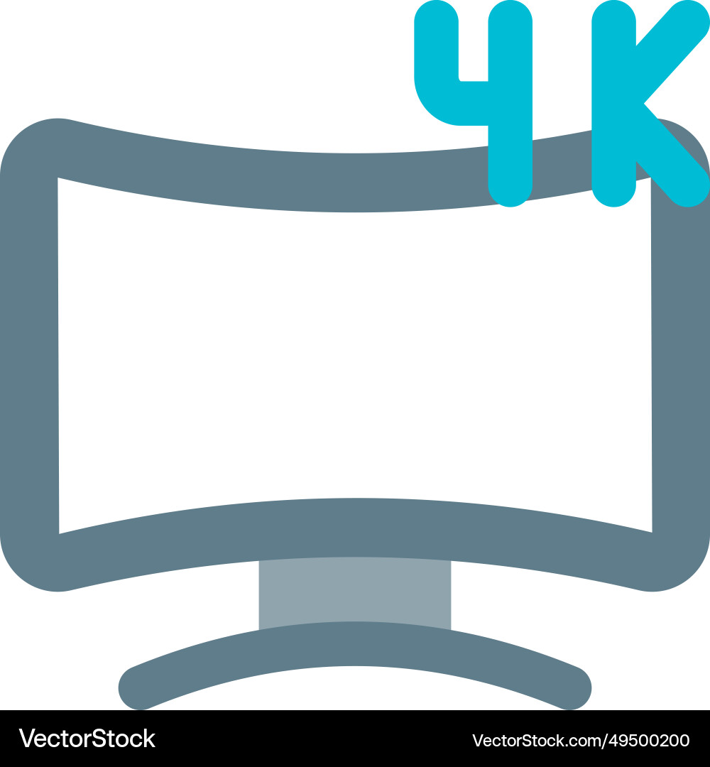 High-resolution display for clear visuals vector image