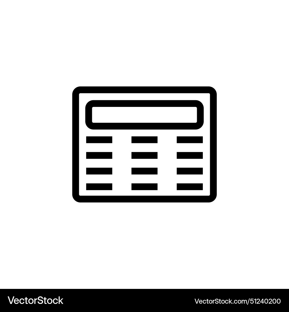 Intercom flat icon Intercom flat icon vector image