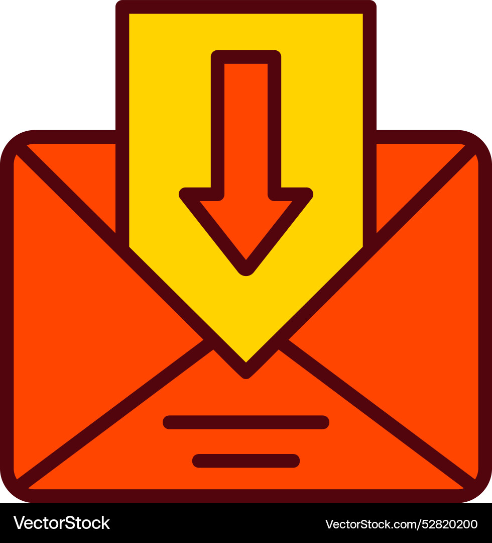 Mail inbox icon design Vector Image