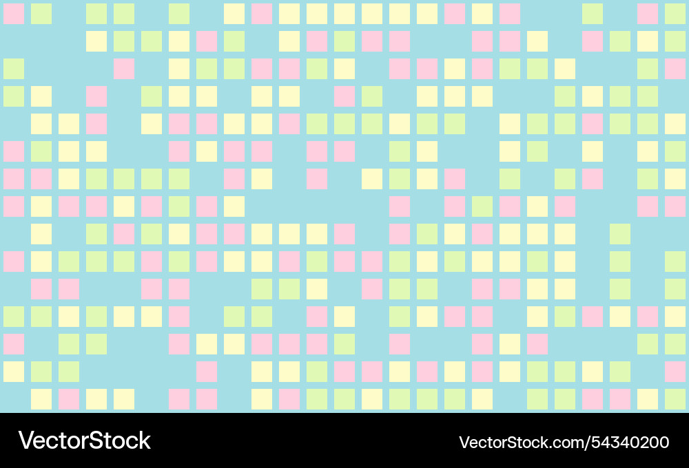 Trendy mosaic-style pattern with structured vector image