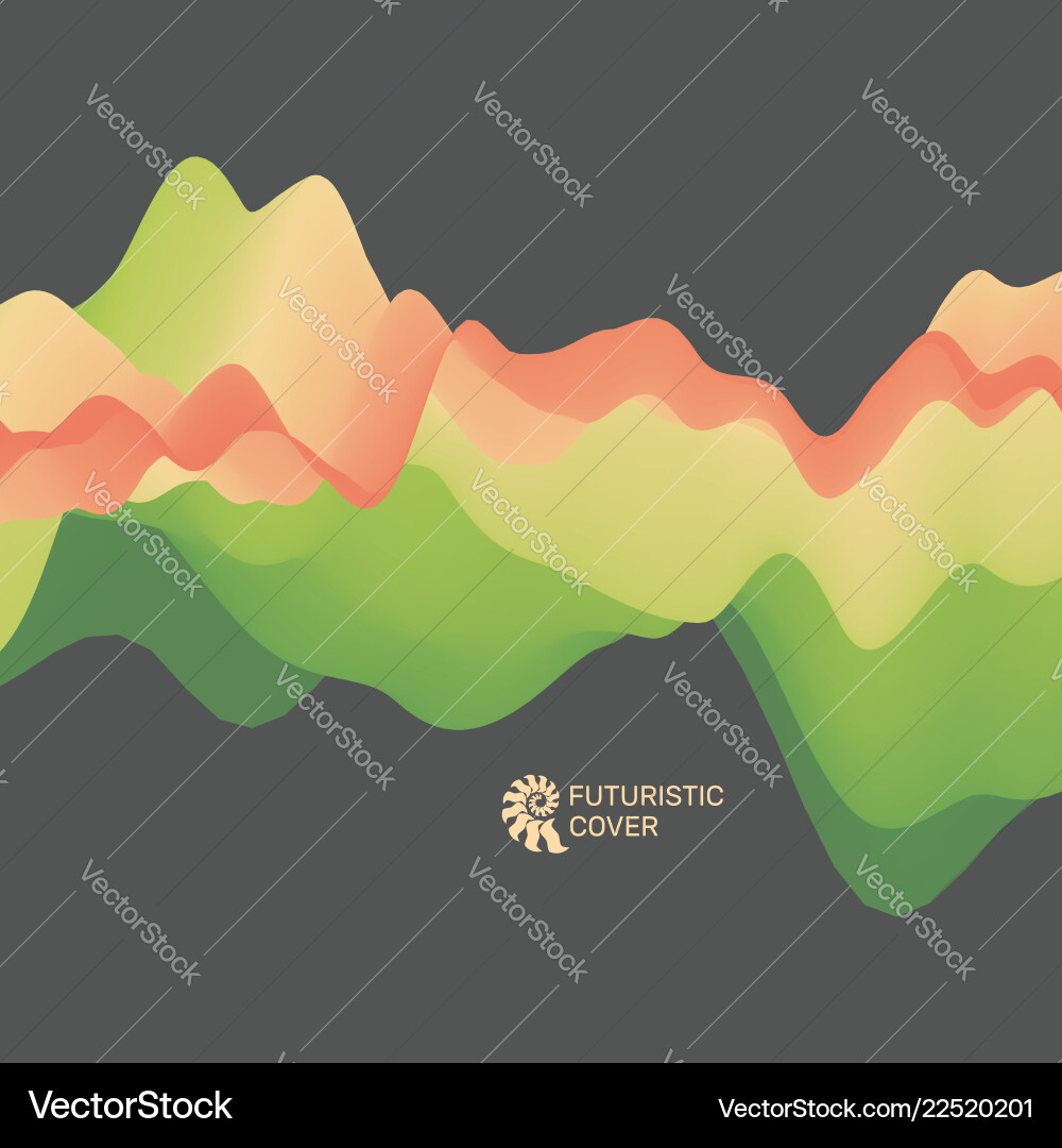 Abstract background with dynamic effect Vector Image