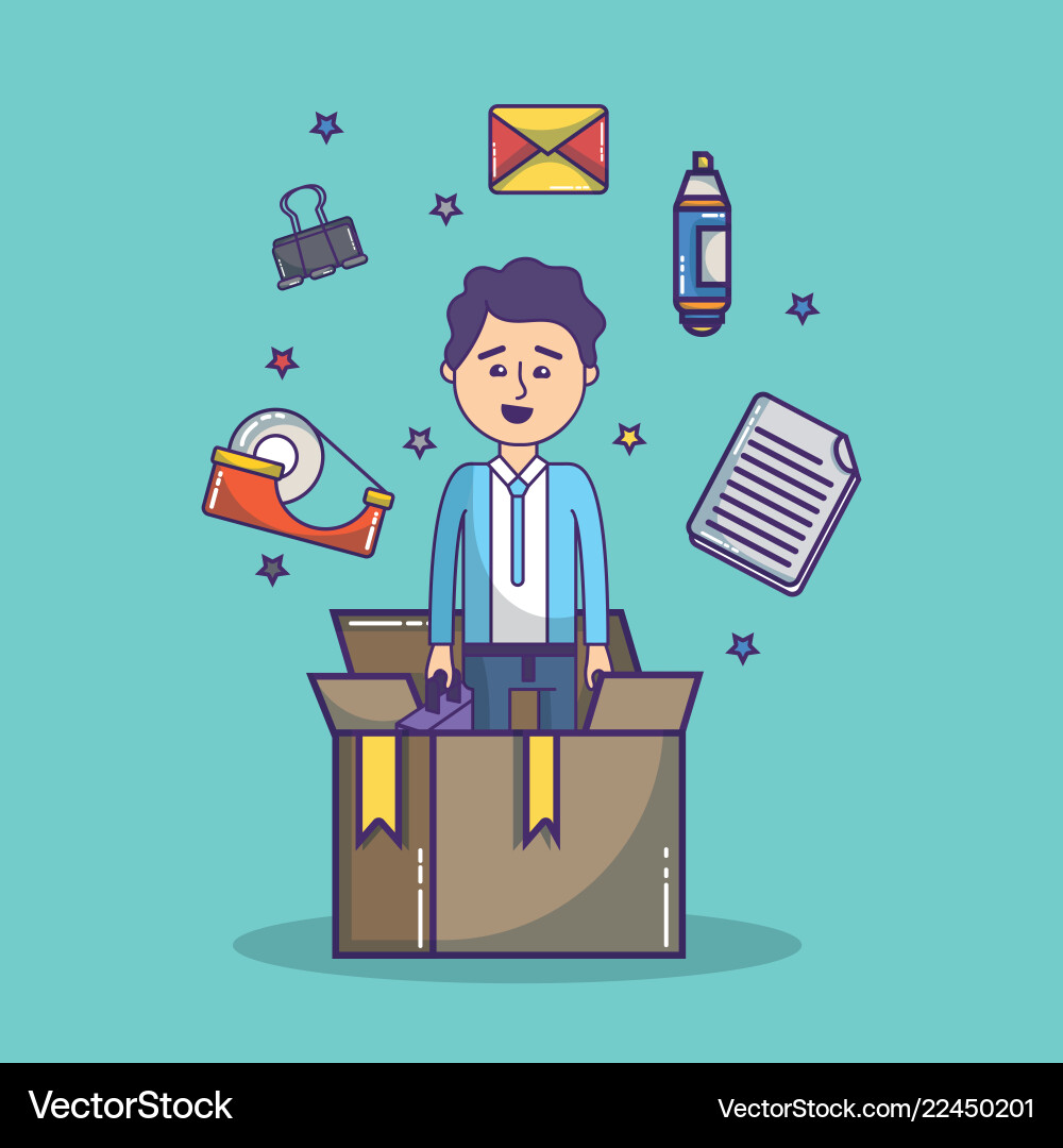 Business Office Mitarbeiter Arbeitsraum Cartoon Business Office Mitarbeiter Arbeitsraum Cartoon vektorbild