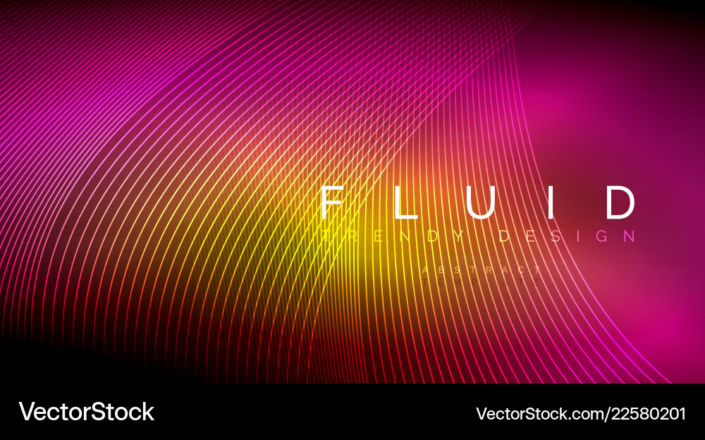 Digital flowing wave particles abstract background Vector Image