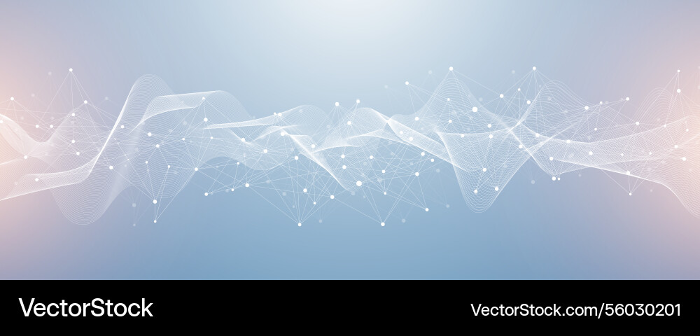 Global network connection banner design template Global network connection banner design template vector image