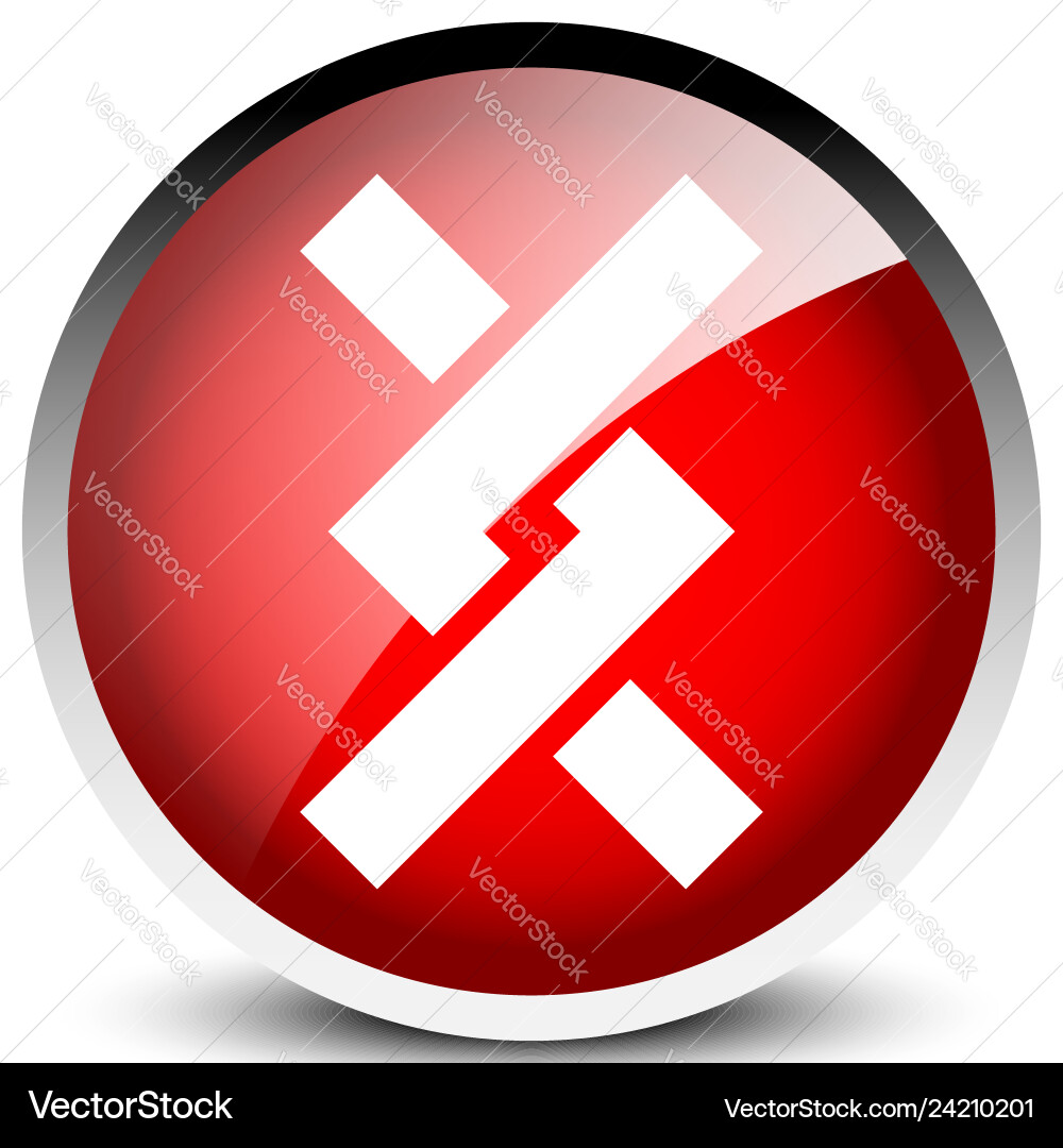 Overlapping intersecting knotted lines icon Overlapping intersecting knotted lines icon vector image