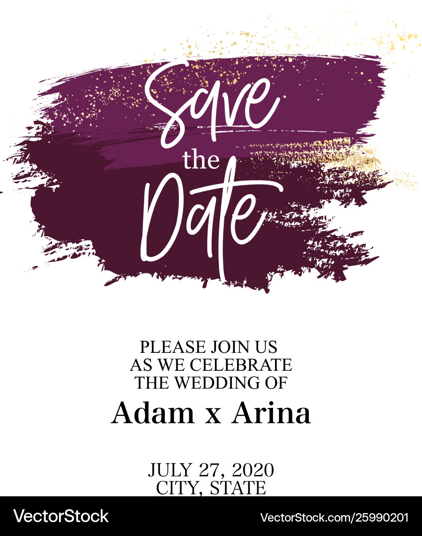 Save date graphic abstract design colorful Save date graphic abstract design colorful vector image