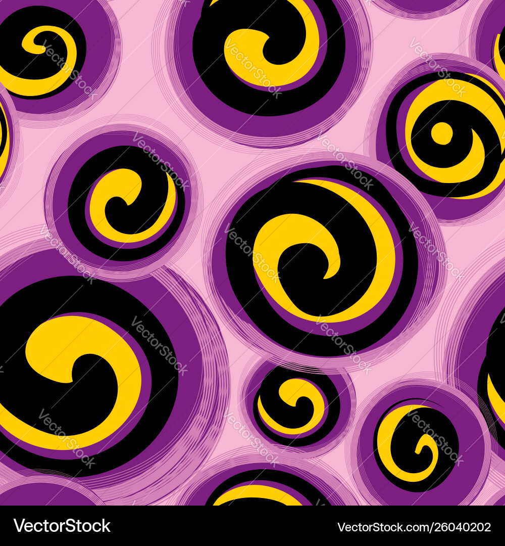 Abstract pattern with round shape forms in retro Abstract pattern with round shape forms in retro vector image