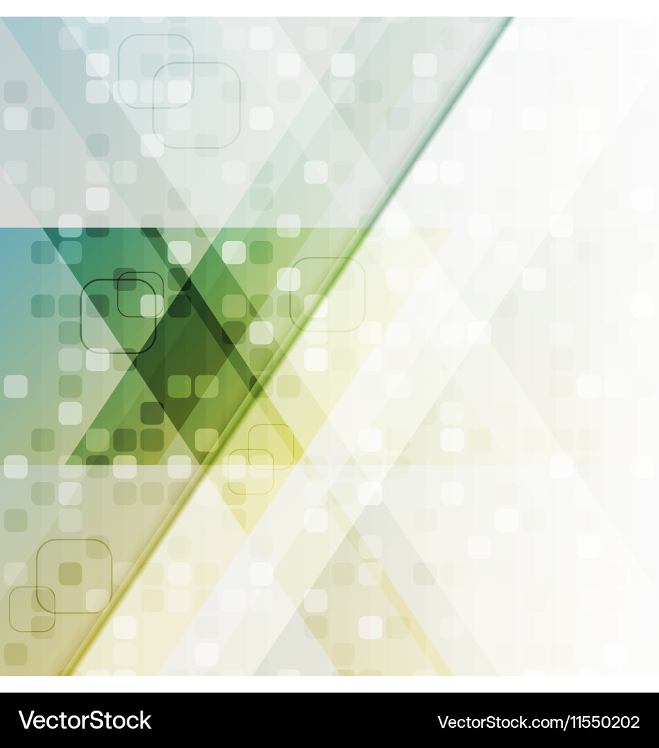 Background with abstract square composition vector image
