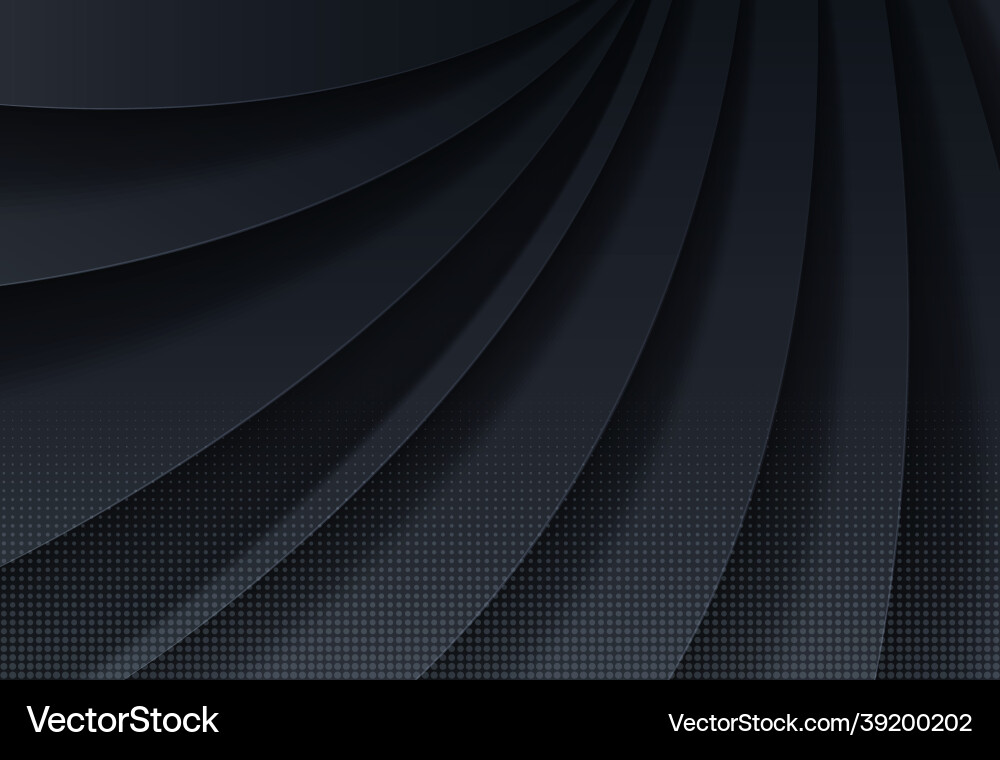 Dark Curve Abstract Background vector image