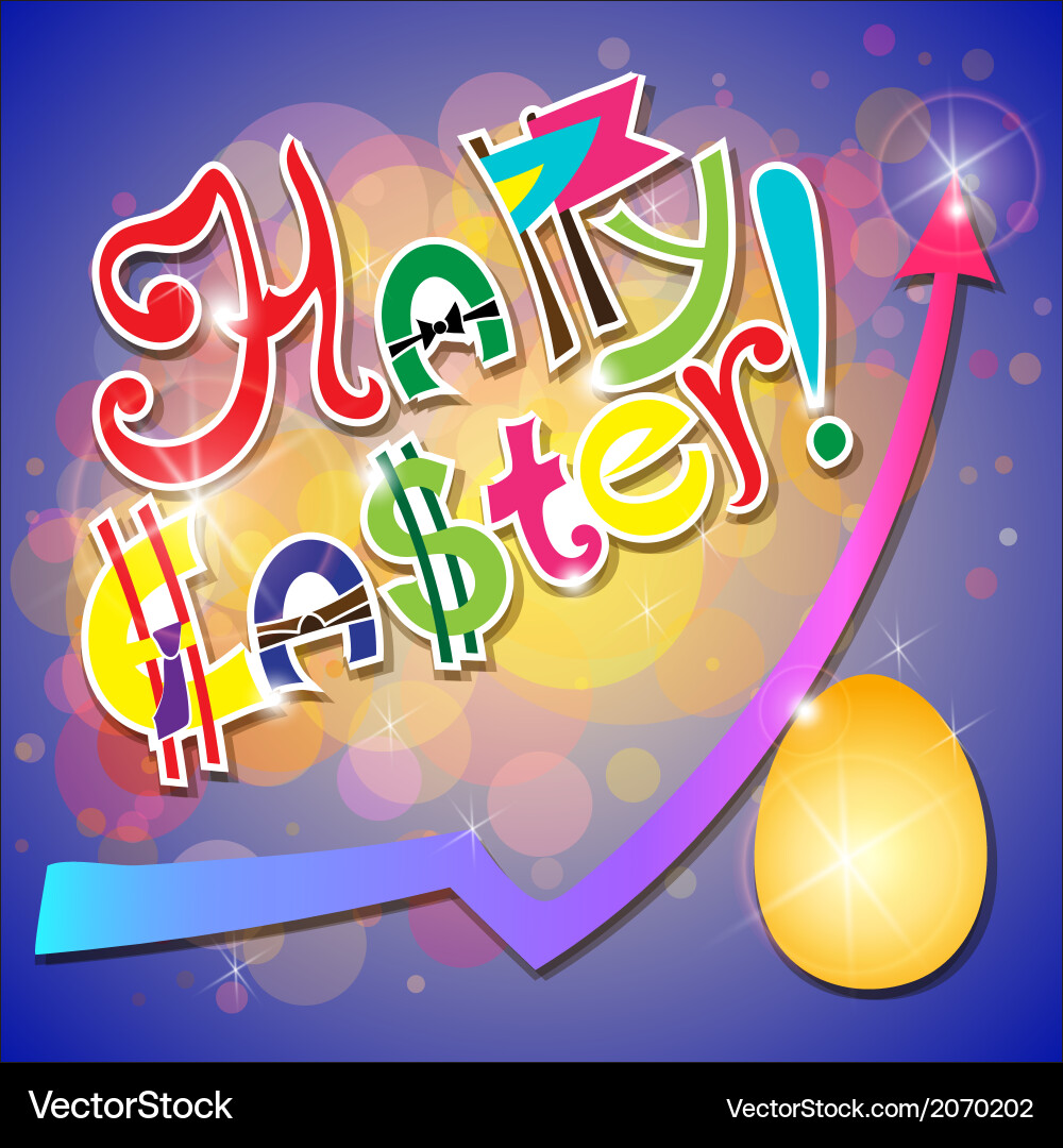 Egg and schedule improvements vector image