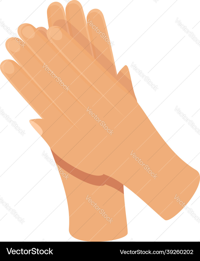 Euphoria hand clap icon cartoon applause Vector Image
