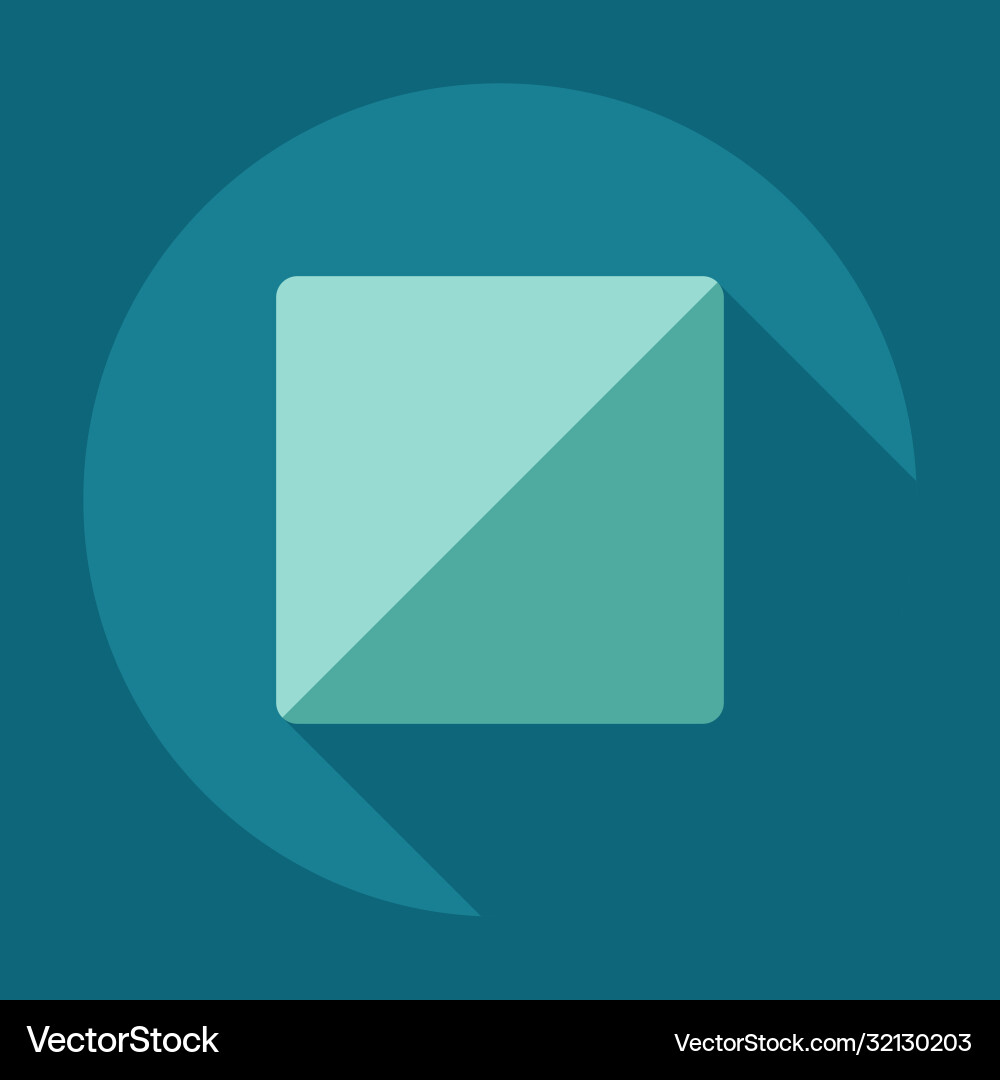 Flat modern design with shadow icon player vector image