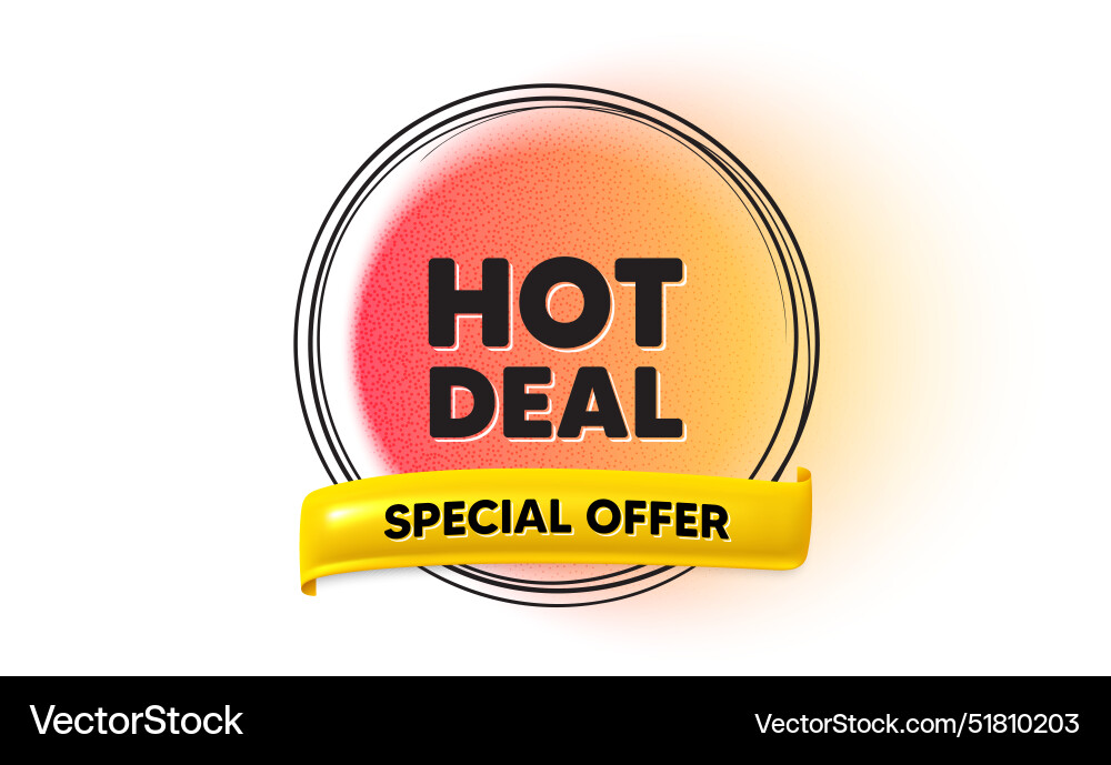 Hot deal symbol special offer price sign hand Hot deal symbol special offer price sign hand vector image