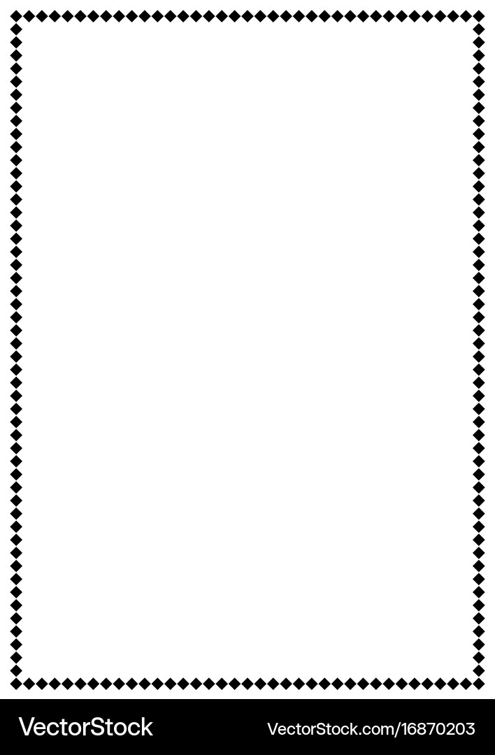 Page border a4 design for project vector image