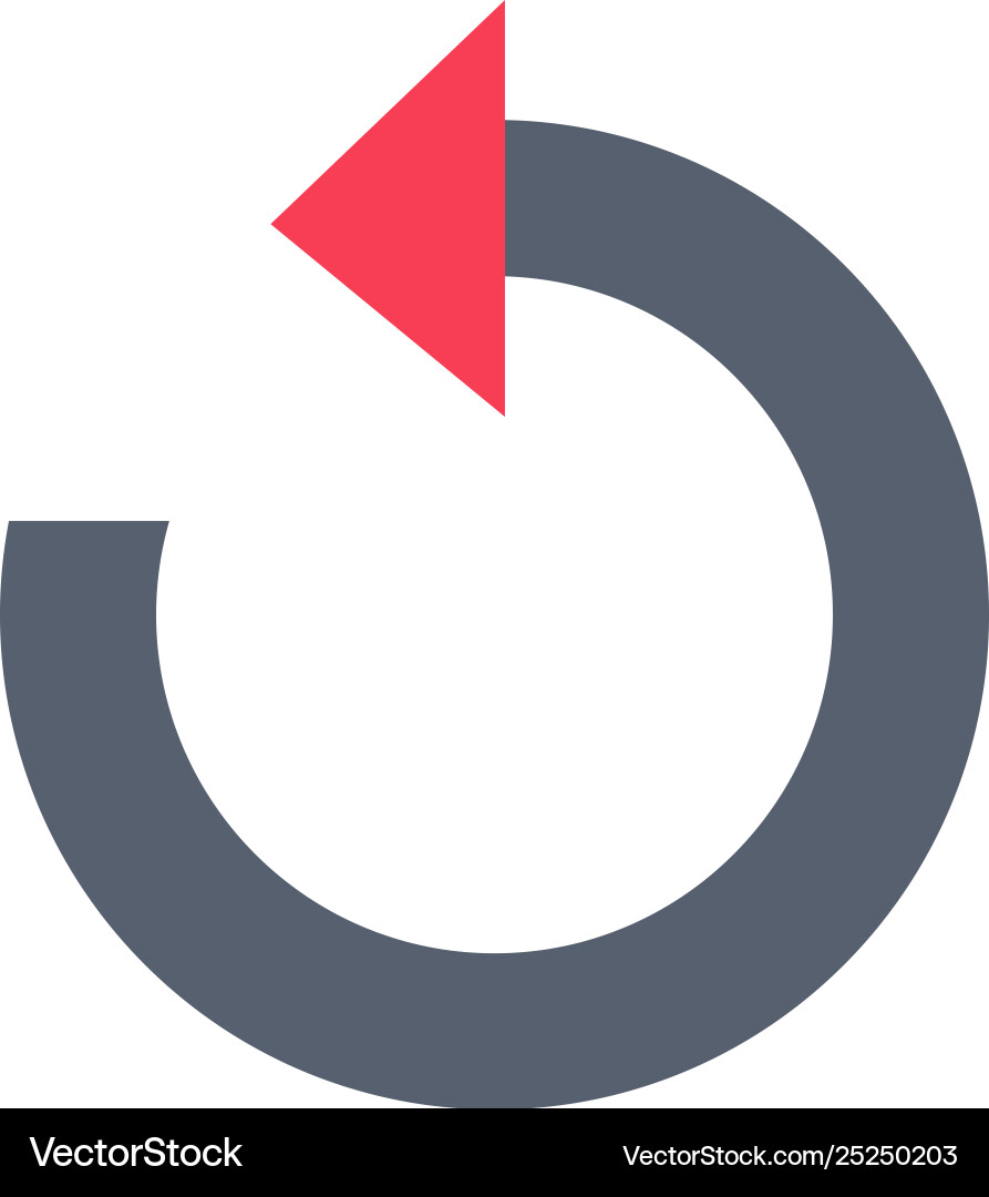 Refresh reload rotieren wiederholen flache Farbe Symbol Refresh reload rotieren wiederholen flache Farbe Symbol vektorbild