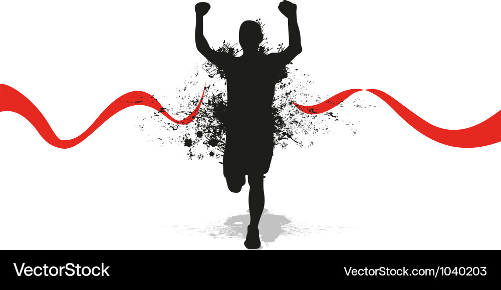 Running Splash Effect vector image