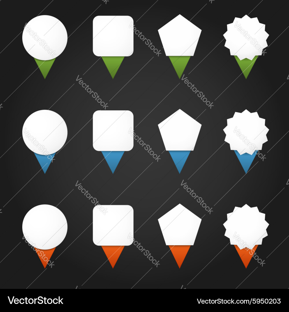 Web pointers vector image