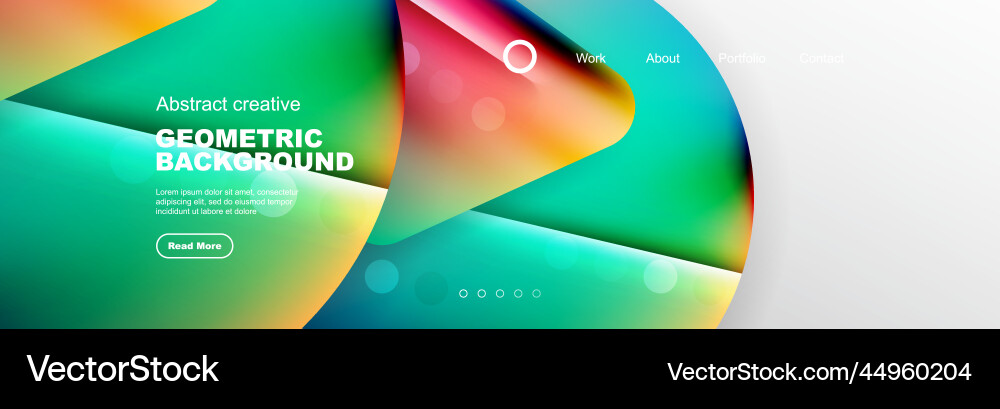 Abstract background for your landing page design Abstract background for your landing page design vector image
