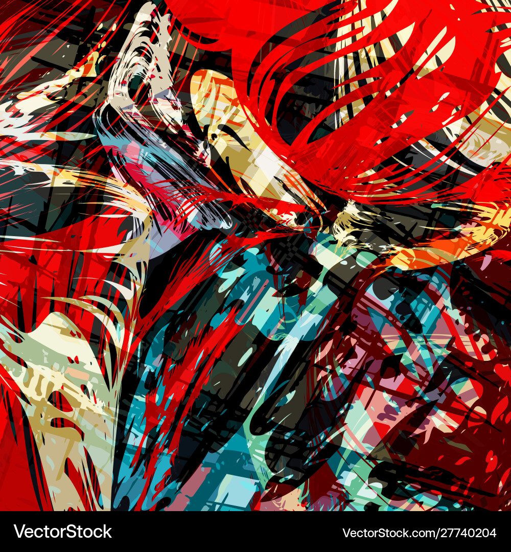 Abstract color pattern in graffiti style quality Abstract color pattern in graffiti style quality vector image