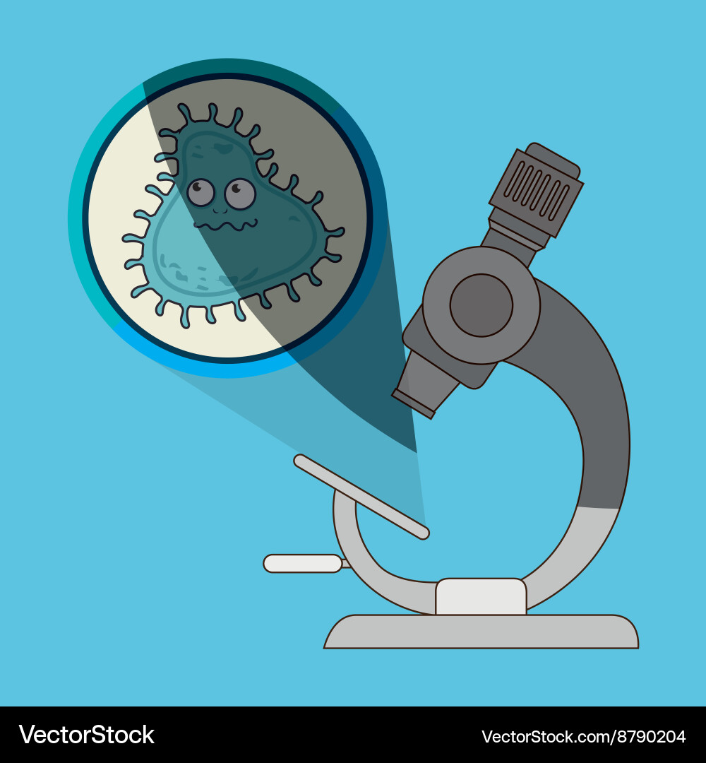 Bacteriology concept design Royalty Free Vector Image