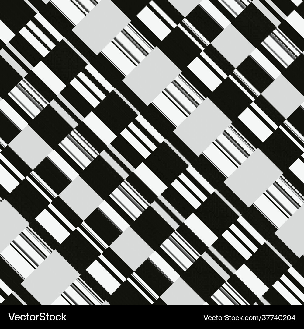 Bright seamless abstract pattern in retro style vector image