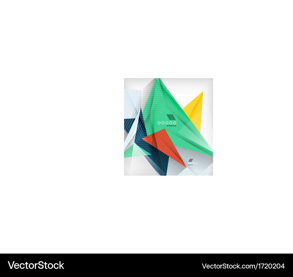 Dynamic Geometric Pattern Background vector image