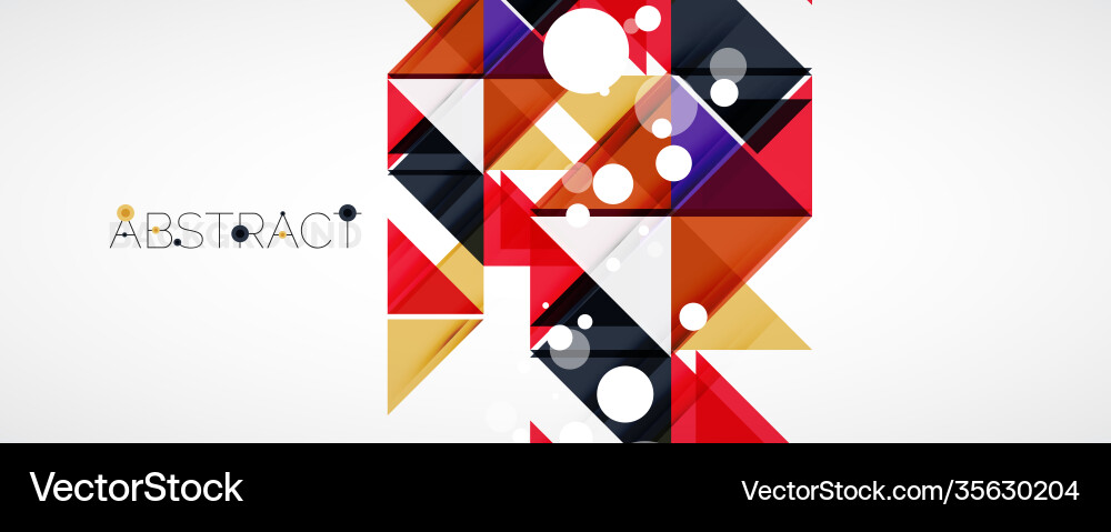 Geometric abstract background techno color Geometric abstract background techno color vector image