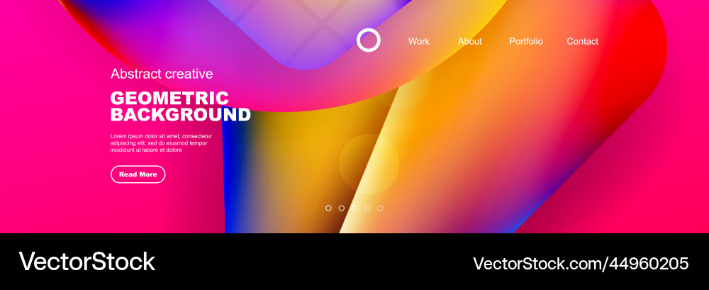 Abstract background for your landing page design Abstract background for your landing page design Vector Image