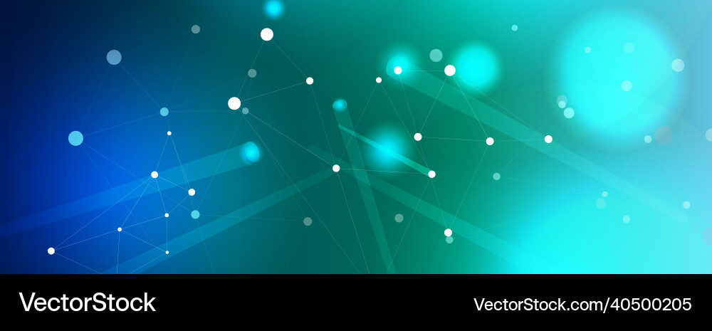 Graphic abstract background connect visualization vector image