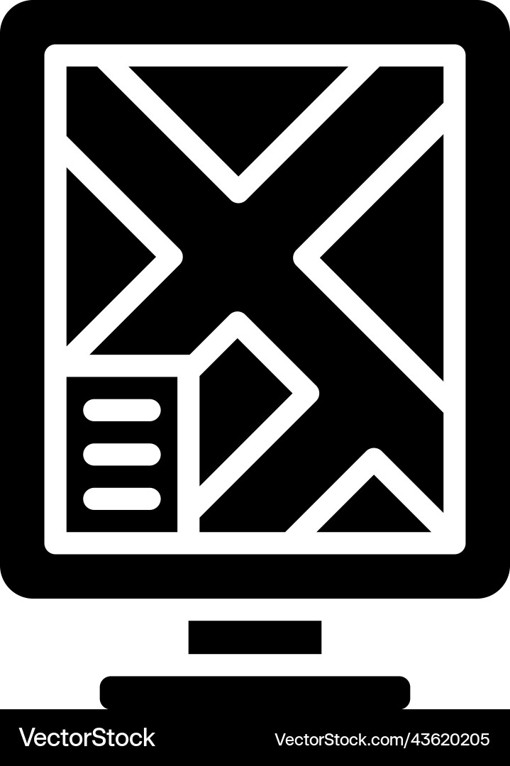 Map signboard icon location and navigation vector image