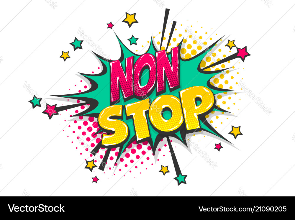 Pop Art Speech Bubble Vector Image