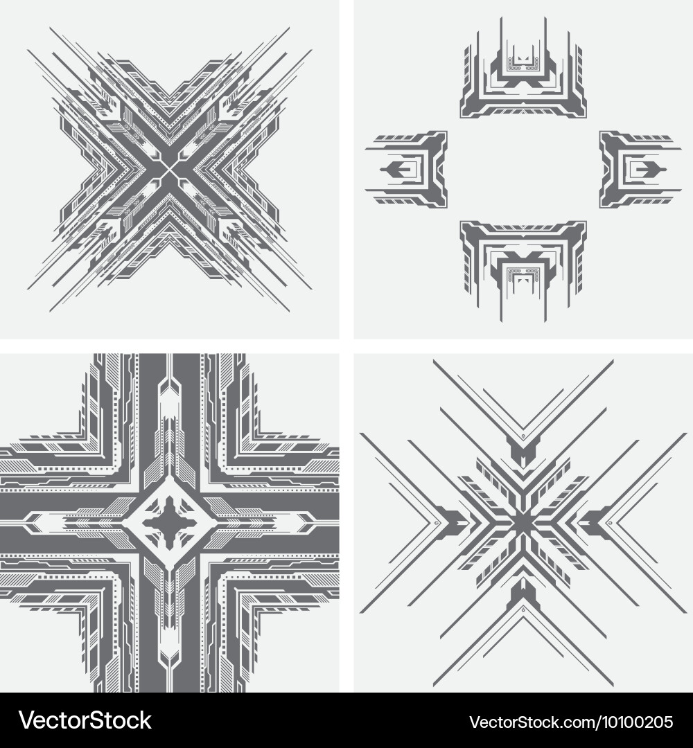 Technology design element Vector Image