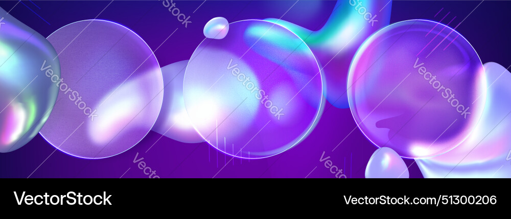 3d Gradient Glass Element With Liquid Shape Design 3d Gradient Glass Element With Liquid Shape Design