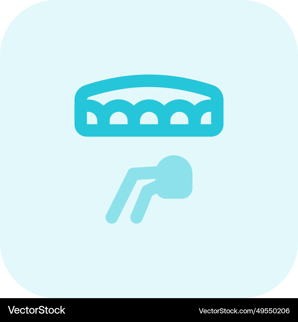 Fixing teeth with a new capping formula Vector Image