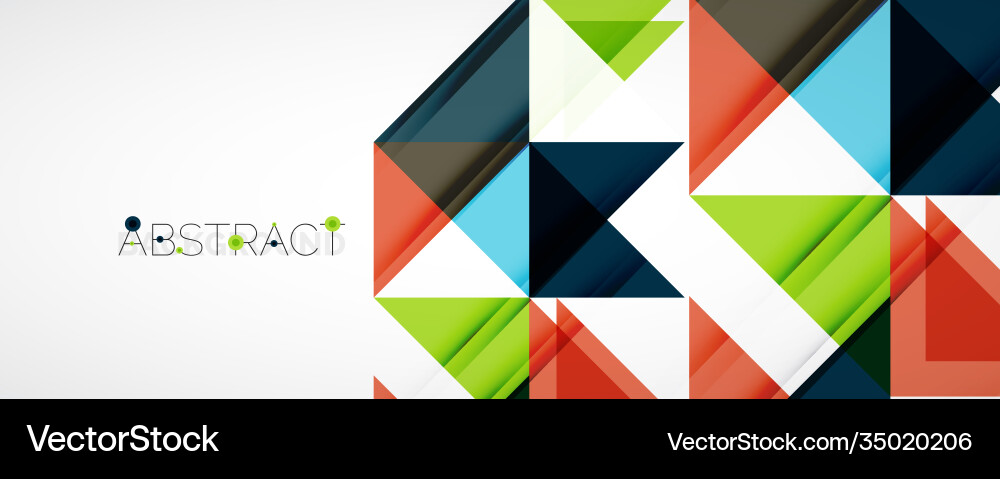 Geometric abstract background techno color Geometric abstract background techno color Vector Image