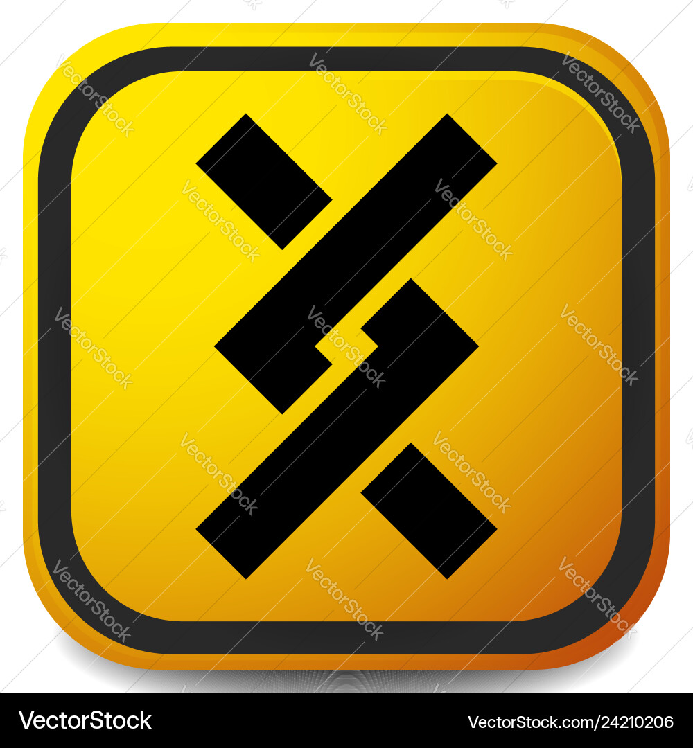 Overlapping intersecting knotted lines icon Overlapping intersecting knotted lines icon vector image