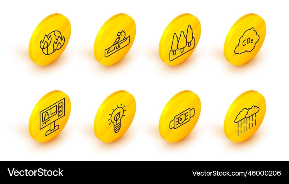 Set line cloud with rain medical protective mask Set line cloud with rain medical protective mask vector image