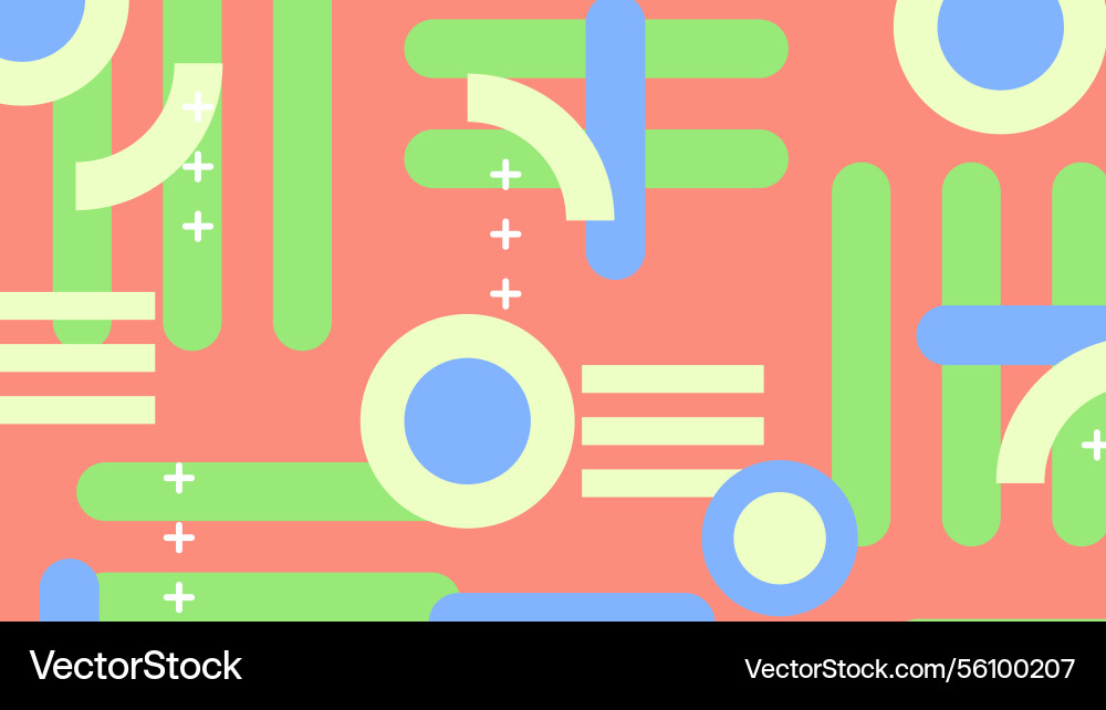 Abstract geometric pattern background Vector Image