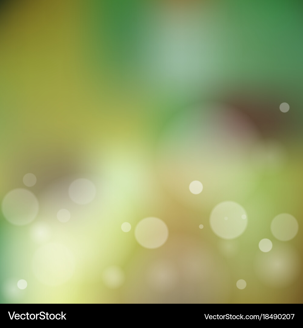 Blurred background with bokeh vector image
