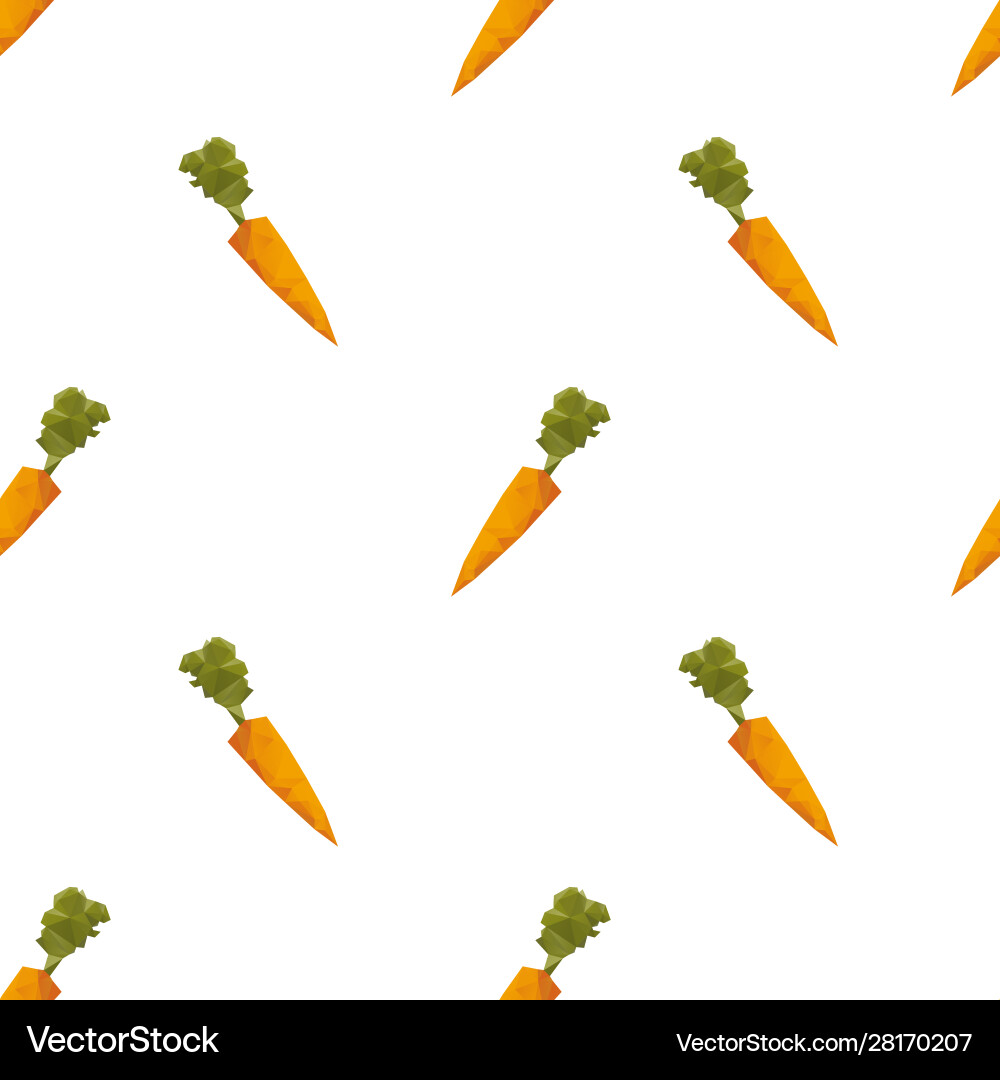 Carrot Triangle Pattern vector image