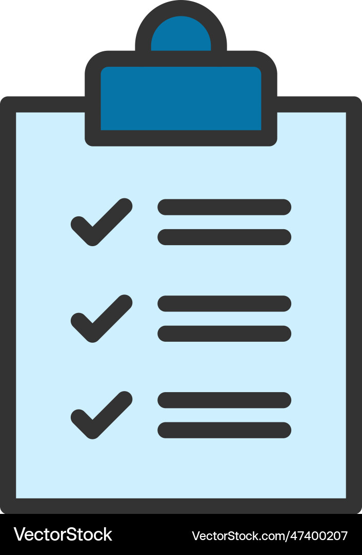 Check list icon image Vector Image